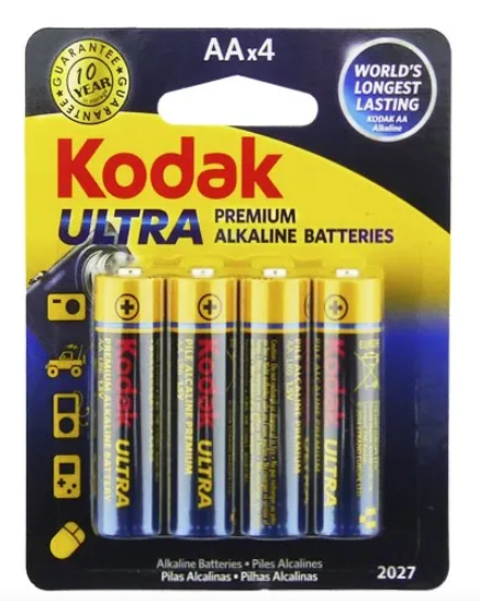 PILA KODAK ULTRA AA SET X 4