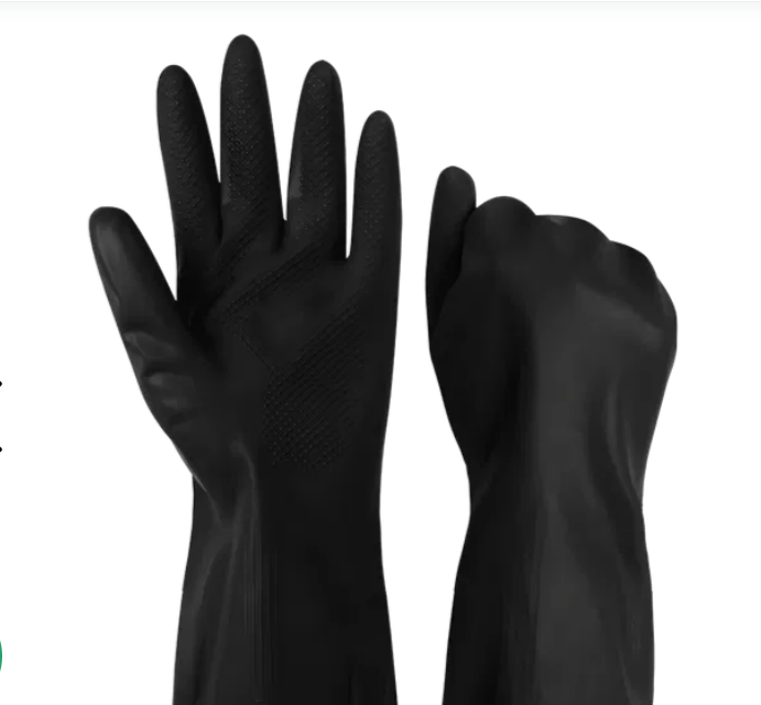 GUANTE DE LATEX NEGRO MULTIUSO