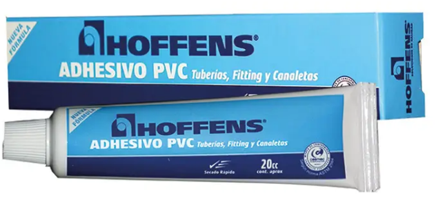 ADHESIVO PVC HOFFENS POMO- SECADO RÁPIDO 20 CC