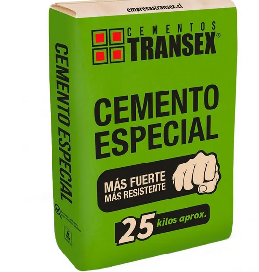 CEMENTO TRANSEX 25 KILOS