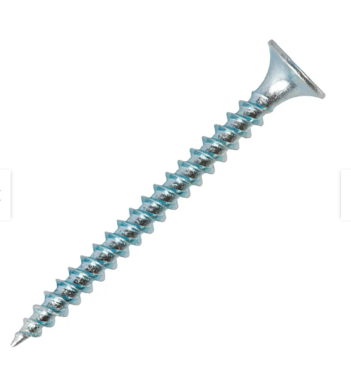 TORNILLO VOLCANITA CABEZA PLANA PUNTA FINA   8X 3" CAJA X 50PZAS