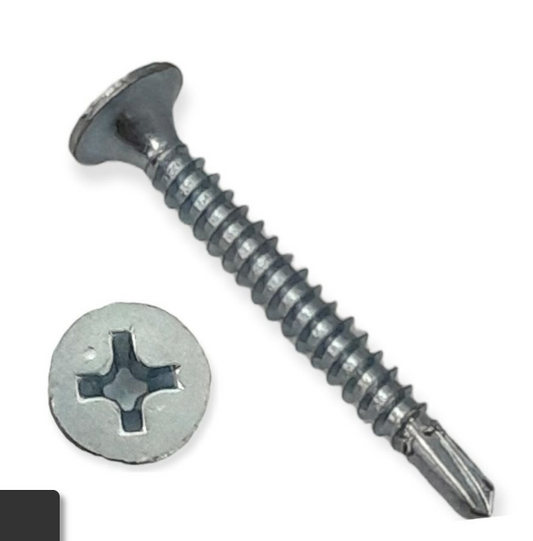TORNILLO AUTOPERFORANTE DE CABEZA AVELLANADA 6X 1 1/2" CAJA 1KG X 540PZAS