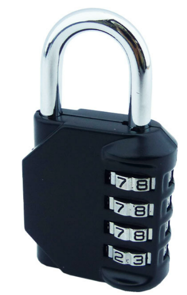 CANDACO  DE VIAJE CON COMBINACION NEGRO PADLOCK