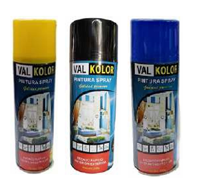 PINTURAS EN SPRAY SECADO RAPIDO VALPRIK" 400 ML AMARILLO REY
