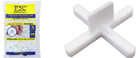 SEPARADOR CON TOMADOR DE CERÁMICA  3MM X200PCS FC3