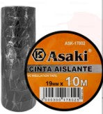 CINTA AISLANTE 19MM X 10M ASAKI