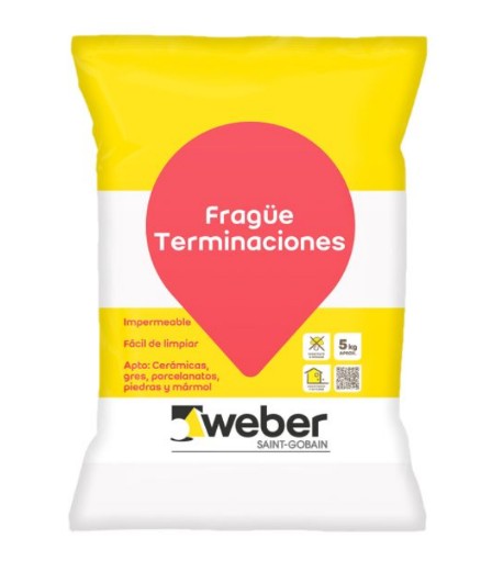 FRAGÜE TERMINACIONES WEBER 5 KG COLORES