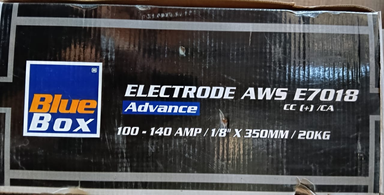 ELECTRODO E7018 1/8" X 350MM 100/140 AMP BLUE BOX